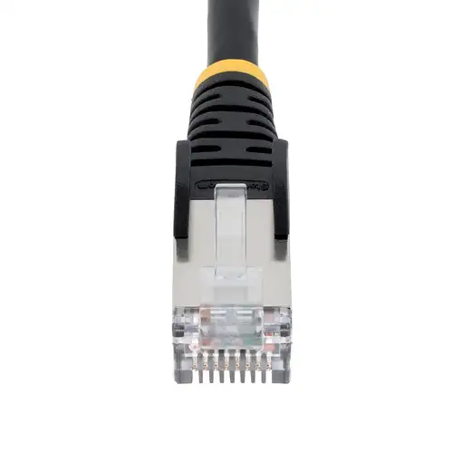 StarTech.com Cable de 3m de Red Ethernet CAT6a - Negro - Low Smoke Zero Halogen (L