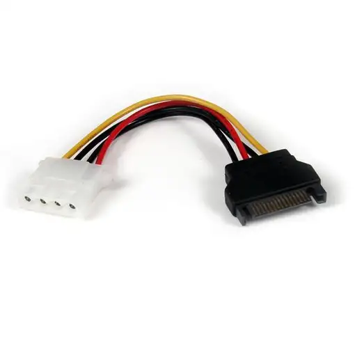 StarTech.com Cable de Alimentación de 15cm Adaptador Molex LP4 a SATA - Hembra a M StarTech.com Cable de Alimentación de 15cm Adaptador Molex LP4 a SATA - Hembra a M