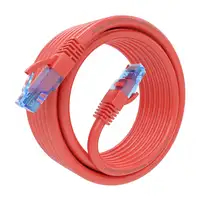 AISENS Cable De Red Latiguillo RJ45 Cat.6 UTP AWG26 CCA, Rojo, 5.0 m