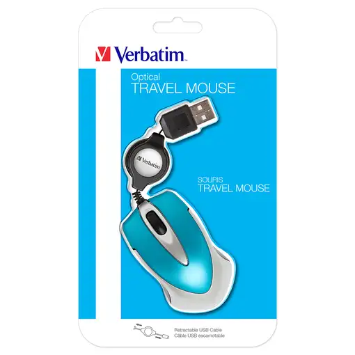 Verbatim Go Mini ratón Oficina Ambidextro USB tipo A Óptico 1000 DPI Verbatim Go Mini ratón Oficina Ambidextro USB tipo A Óptico 1000 DPI