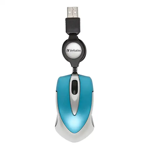 Verbatim Go Mini ratón Oficina Ambidextro USB tipo A Óptico 1000 DPI