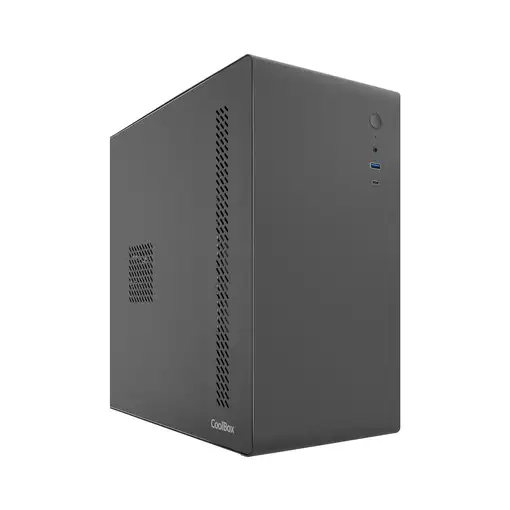 CoolBox CAJA MATX M640C USB-C 3.2 GEN1 FULLMETAL BASIC500GR 500W + 1 VENT. 90MM CoolBox CAJA MATX M640C USB-C 3.2 GEN1 FULLMETAL BASIC500GR 500W + 1 VENT. 90MM