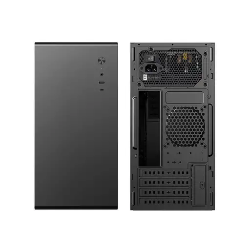 CoolBox CAJA MATX M640C USB-C 3.2 GEN1 FULLMETAL BASIC500GR 500W + 1 VENT. 90MM