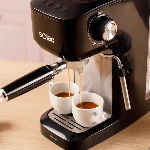 Cafeteras express Semi-automática Negro S92013300 SOLAC