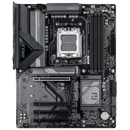 GIGABYTE B840 EAGLE WIFI6E Placa Base - Procesadores AMD Ryzen 9000, VRM de 8+2+2