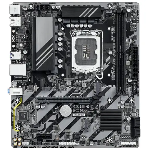 GIGABYTE B860M E Placa Base - Procesadores Intel Core Ultra Series, VRM de 4+1+2 f