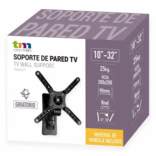 TM Electron TMSLC271 soporte para TV 114,3 cm (45") Negro