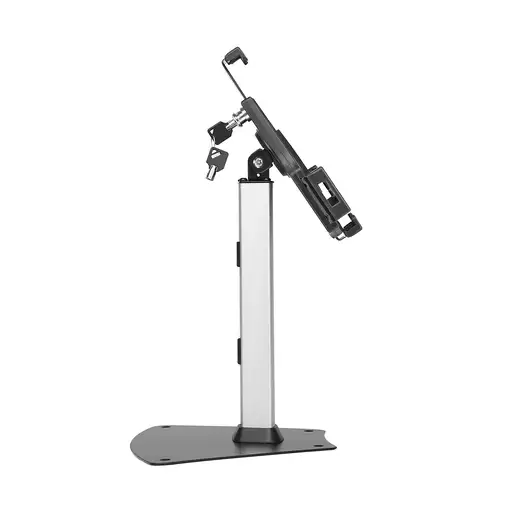 AISENS Soporte Antirobo de Sobremesa Ajustable (1 Pivote) para Tablet, Negro