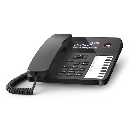 Gigaset DESK 600 Teléfono analógico Identificador de llamadas Negro Gigaset DESK 600 Teléfono analógico Identificador de llamadas Negro
