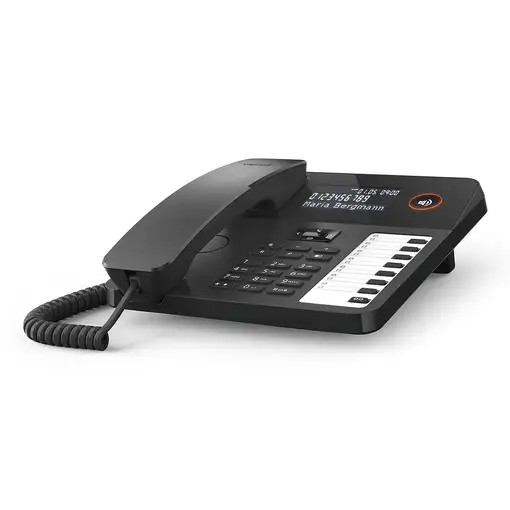 Gigaset DESK 600 Teléfono analógico Identificador de llamadas Negro