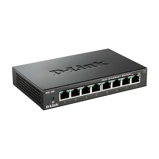 D-Link DES-108 switch No administrado L2 Gigabit Ethernet (10/100/1000) Escritorio
