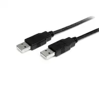 StarTech.com Cable de 2m USB 2.0 Alta Velocidad Macho a Macho USB A - Negro StarTech.com Cable de 2m USB 2.0 Alta Velocidad Macho a Macho USB A - Negro