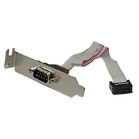 StarTech.com Placa para Ranura Serie Macho de 9 Pines a Cabezal de Placa Base