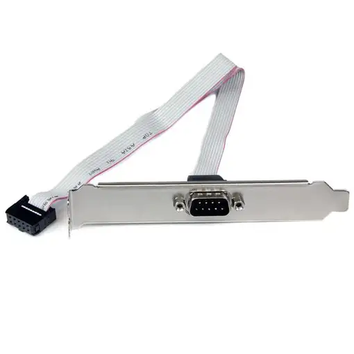 StarTech.com Adaptador de 40cm de Header Bracket Serie DB9 RS232 a IDC 10 Pines