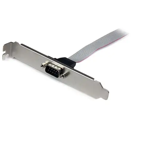 StarTech.com Adaptador de 40cm de Header Bracket Serie DB9 RS232 a IDC 10 Pines