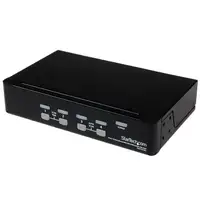 StarTech.com Conmutador Switch KVM 4 Puertos de Vídeo VGA USB 2.0 - 1U Rack