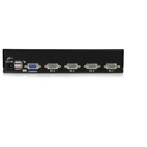 StarTech.com Conmutador Switch KVM 4 Puertos de Vídeo VGA USB 2.0 - 1U Rack