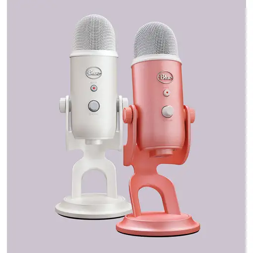 Blue Microphones Yeti Aurora Collection Rosa Micrófono de superficie para mesa