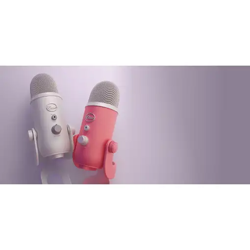 Blue Microphones Yeti Aurora Collection Rosa Micrófono de superficie para mesa