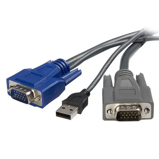 StarTech.com Cable KVM USB VGA 2 en 1 Ultra Delgado - 1,8m StarTech.com Cable KVM USB VGA 2 en 1 Ultra Delgado - 1,8m
