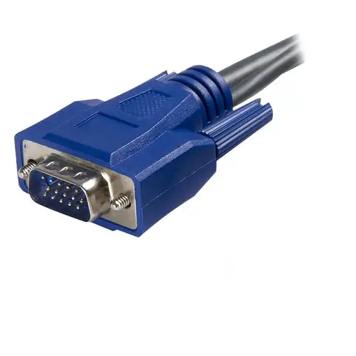 StarTech.com Cable KVM USB VGA 2 en 1 Ultra Delgado - 1,8m