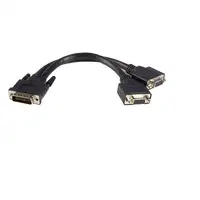 StarTech.com Cable de 0,2m de LFH59 DMS-59 a doble dual VGA - DMS59 Macho - 2x VGA StarTech.com Cable de 0,2m de LFH59 DMS-59 a doble dual VGA - DMS59 Macho - 2x VGA