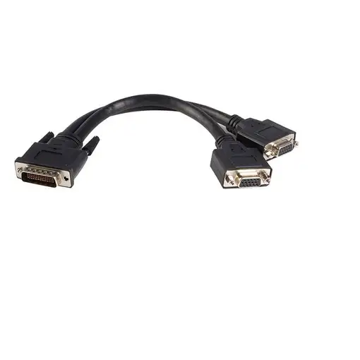 StarTech.com Cable de 0,2m de LFH59 DMS-59 a doble dual VGA - DMS59 Macho - 2x VGA