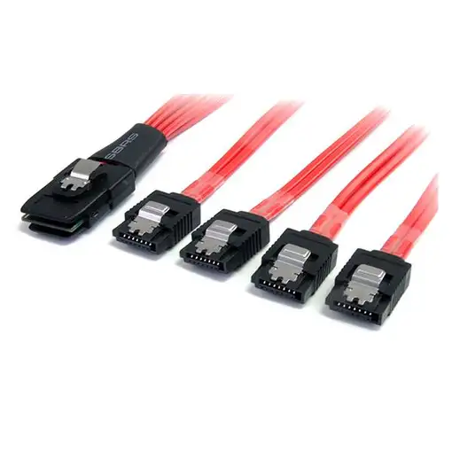 StarTech.com Cable Adaptador de 50cm Mini SAS Serial Attached SCSI SFF 8087 mSAS