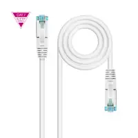 Nanocable Cable de Red Cat.7 600MHZ LSZH SFTP PIMF AWG26, Blanco, 2 m