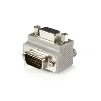 StarTech.com Right Angle VGA / VGA Cable Adapter Type 1 - M/F DB15 Gris