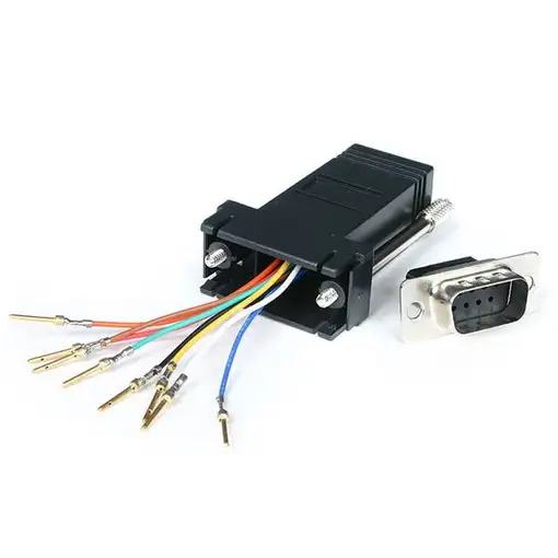 StarTech.com Adaptador Conversor Modular Serie de DB9 a RJ45 - Macho a Hembra StarTech.com Adaptador Conversor Modular Serie de DB9 a RJ45 - Macho a Hembra