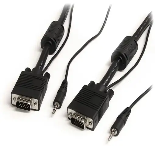 StarTech.com Cable de 5m Coaxial VGA de Alta Resolución para Monitor de Vídeo HD15
