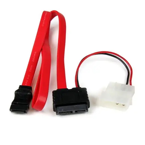 StarTech.com Adaptador Cable SATA Slimline Línea Delgada 13 Pines a Molex Macho LP StarTech.com Adaptador Cable SATA Slimline Línea Delgada 13 Pines a Molex Macho LP