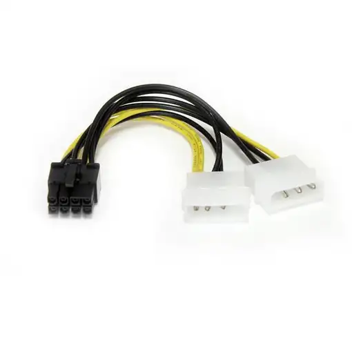 StarTech.com Cable de 15cm Adaptador de Alimentación de LP4 a PCI Express PCIe StarTech.com Cable de 15cm Adaptador de Alimentación de LP4 a PCI Express PCIe