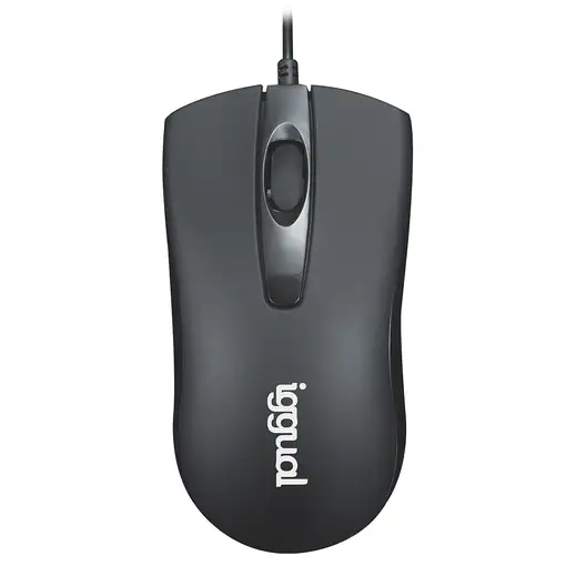 iggual Ratón óptico COM-BUSINESS-1200DPI negro
