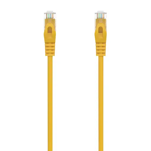 AISENS Cable de Red Latiguillo RJ45 LSZH Cat.6A 500 Mhz UTP AWG24, Amarillo, 1.5M