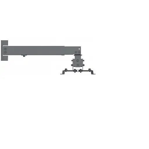 Manhattan Soporte para proyector, techo o pared, inclinación y giro, altura 43–65