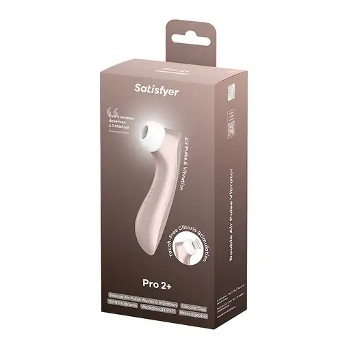Satisfyer Pro 2+ Vibrador con succion Ambidextro