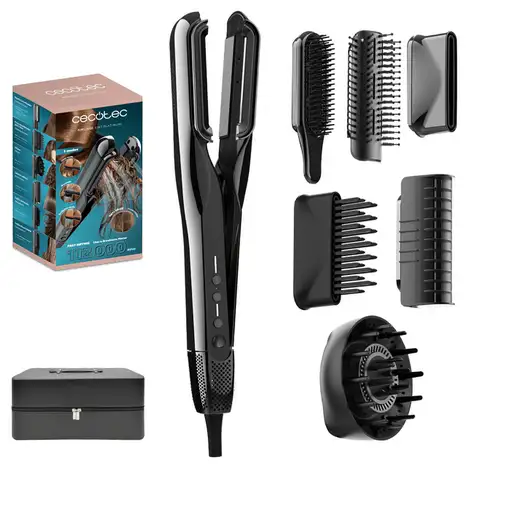Cecotec AirLisse 6in1 Platinum Herramienta de peinado con múltiples accesorios Air