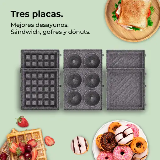 Cecotec Sandwichera Rock'nToast Retro One Green