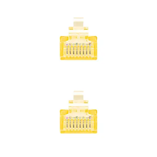 Nanocable 10.20.0402-Y cable de red Amarillo 2 m Cat6e U/UTP (UTP)