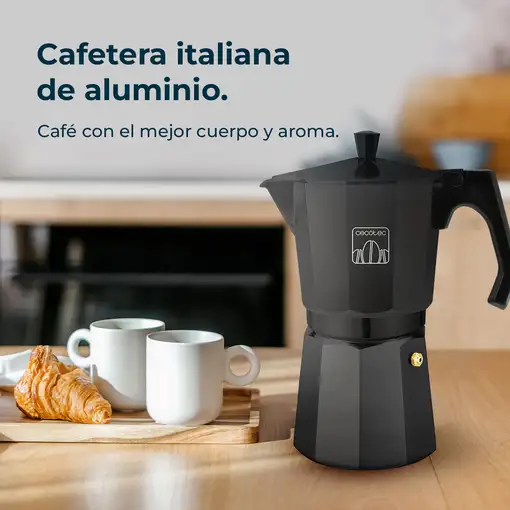 Cecotec Cafetera italiana Cumbia Mokclassic 900 Black