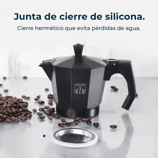 Cecotec Cafetera italiana Cumbia Mokclassic 900 Black