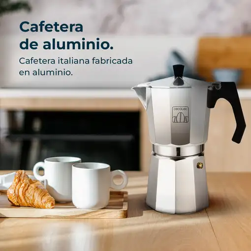 Cafeteras italianas Aluminio 3 cups 01670 CECOTEC