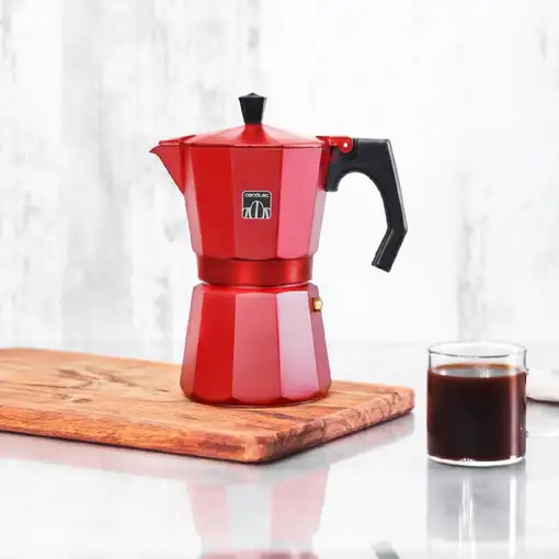 Cafeteras italianas Rojo 9 cups 00174 CECOTEC