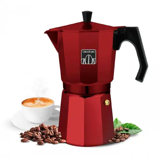 Cecotec Cafetera italiana Mokclassic 600 Red Cecotec Cafetera italiana Mokclassic 600 Red