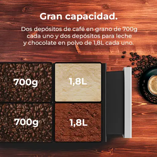 Cafeteras superautomáticas Totalmente automática Negro 01796 CECOTEC