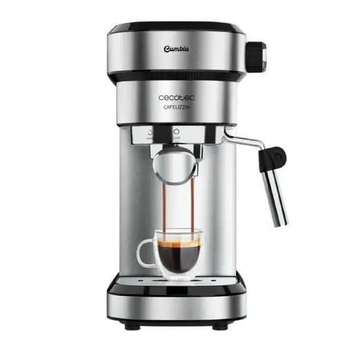Cafeteras express Semi-automática Plata 1.2 L 1 cups 01497 CECOTEC