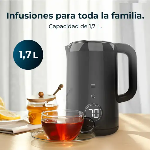 Cecotec Hervidor de agua Thermosense 600 Touch Neo