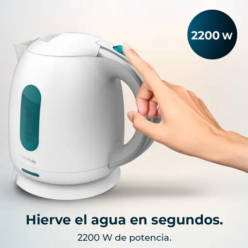 Cecotec Thermosense 140 tetera eléctrica 1 L 2200 W Blanco